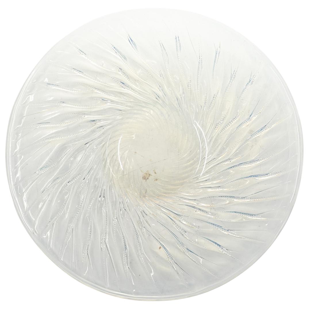 Rene Lalique "Actinia" Pattern Glass Charger (1 of 6)