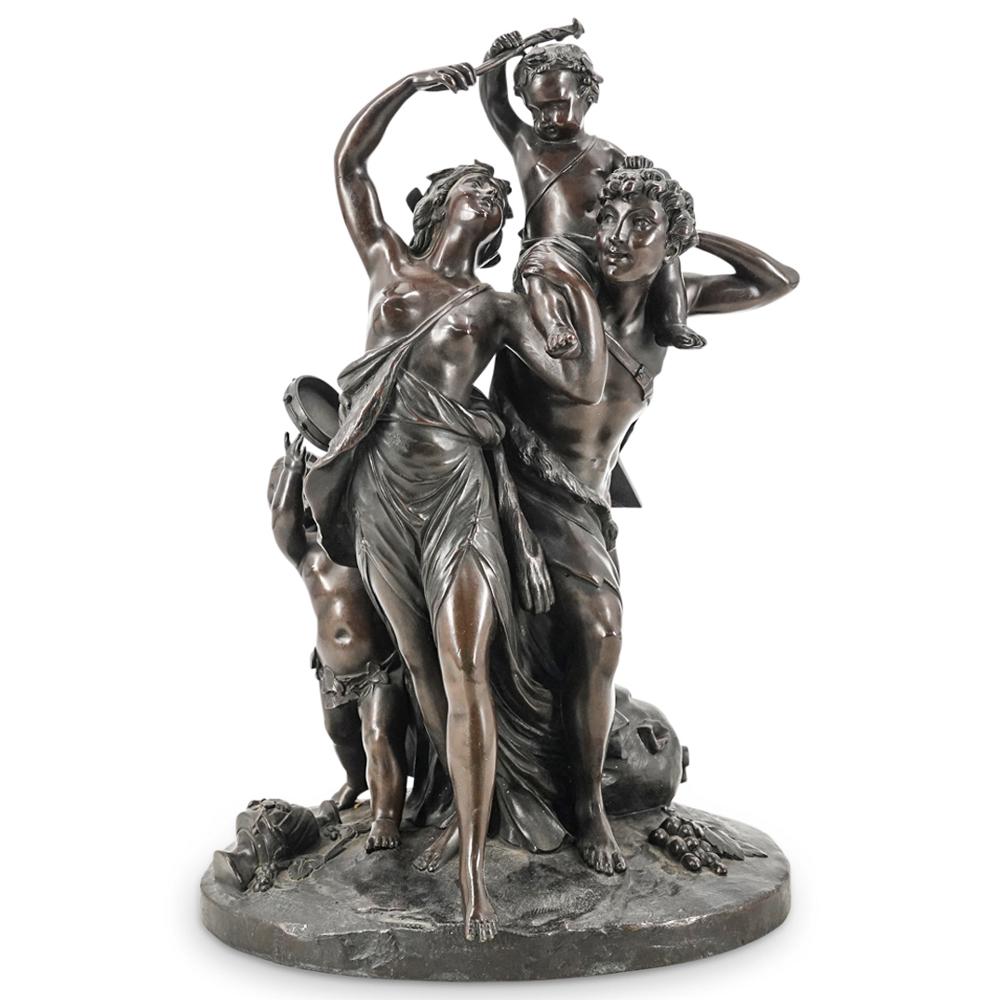 After Claude Michel Clodion (1738-1814) "Le Triomphe De Bacchus" Bronze (1 of 9)