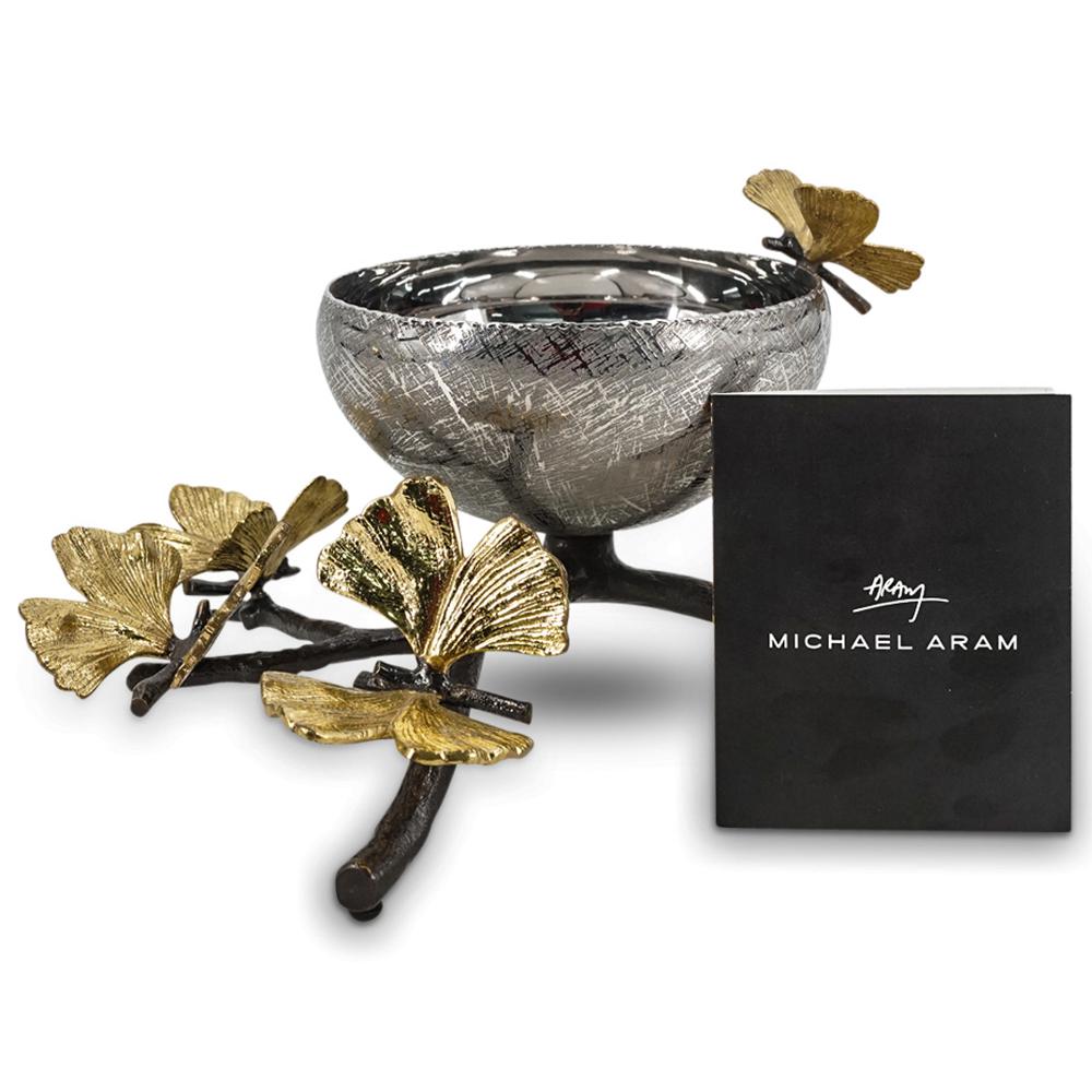Michael Aram Stainless Steel Butterfly Gingko Nut Dish (1 of 7)