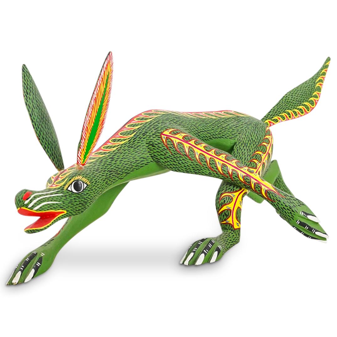 Roberto Hernandez Arrazla Oaxaca Polychrome Wood Carved Animal (1 of 7)