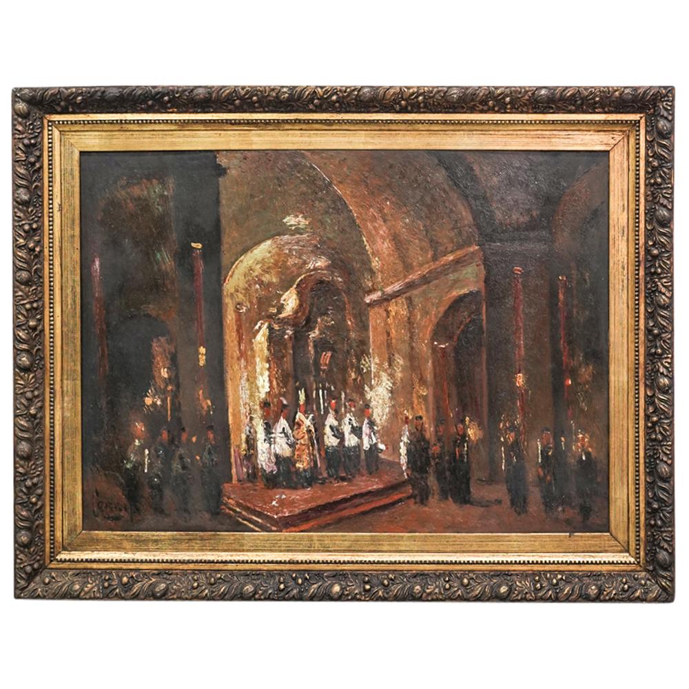 Signed Egidio Cerrito (Argentina, 1918-1997) Oil Painting (1 of 8)