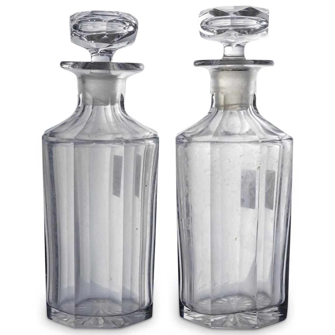 Pair of Probably Baccarat Crystal Decanters (1 of 4)