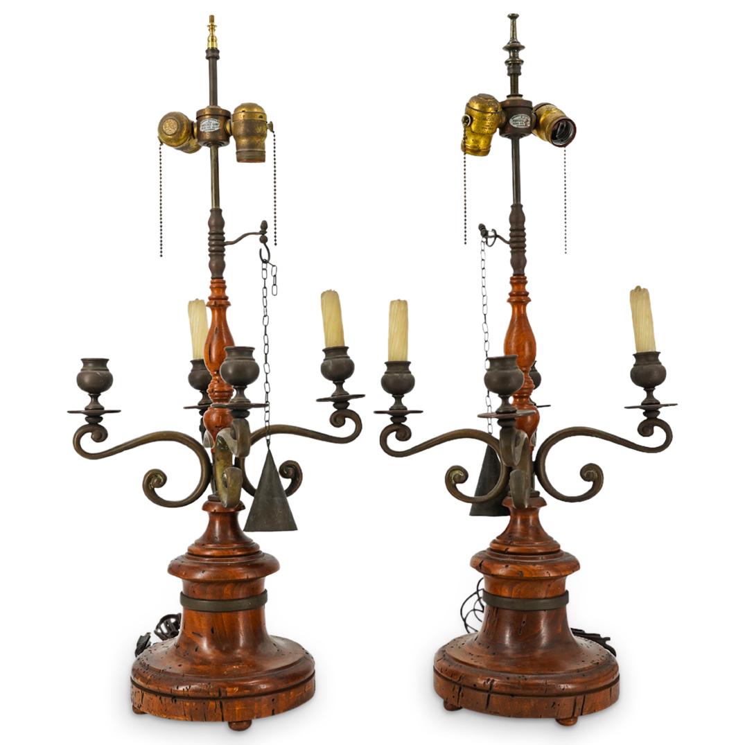 Pair of Chapman Italian Table Lamps (1 of 14)