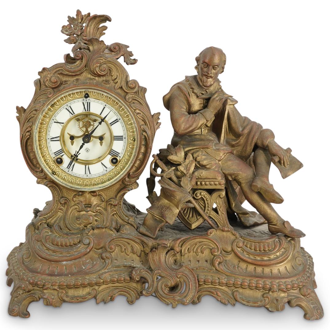Ansonia Clock Co. Figural Mantle Clock (1 of 7)