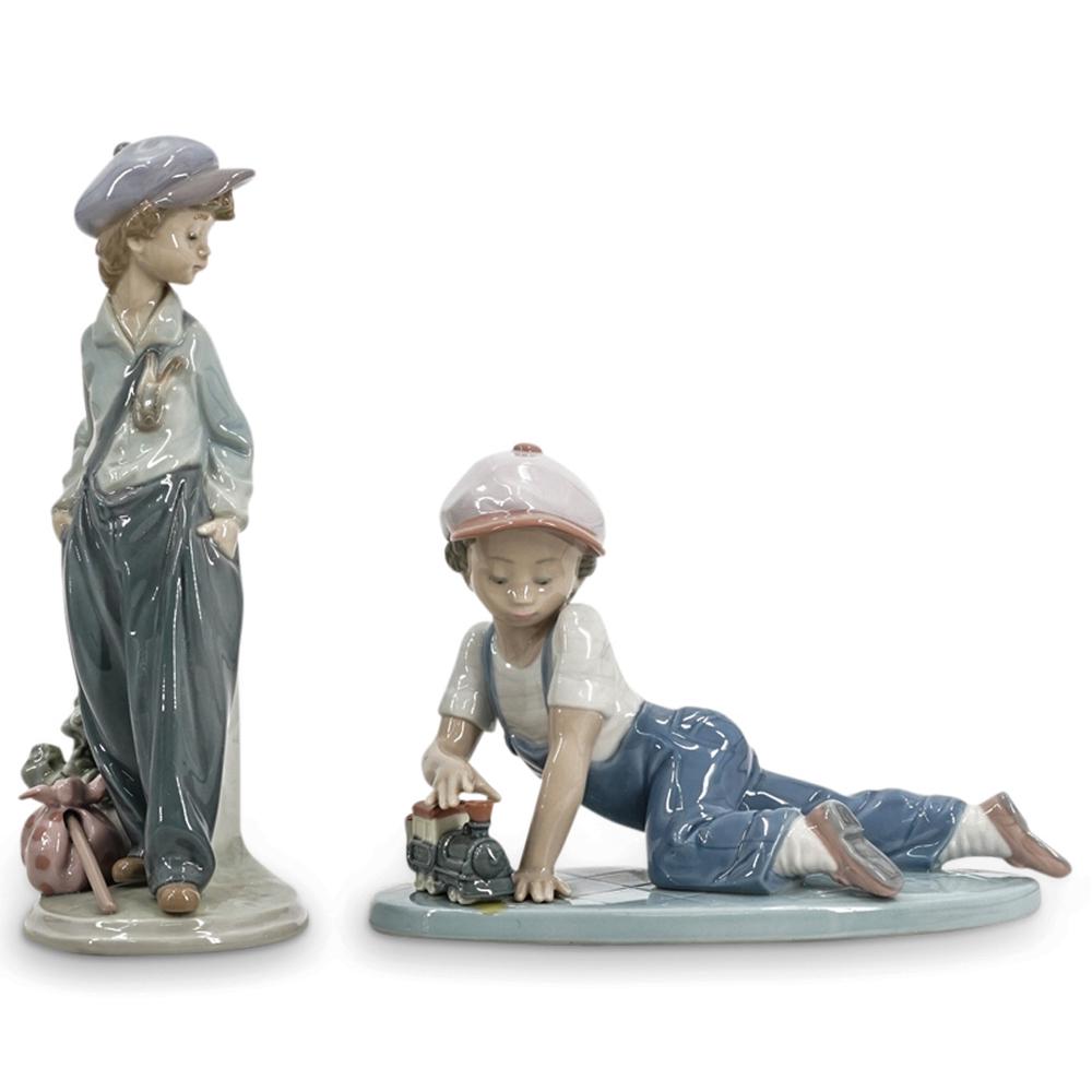 (2 Pc) Lladro Porcelain Figurines Grouping Set (1 of 15)