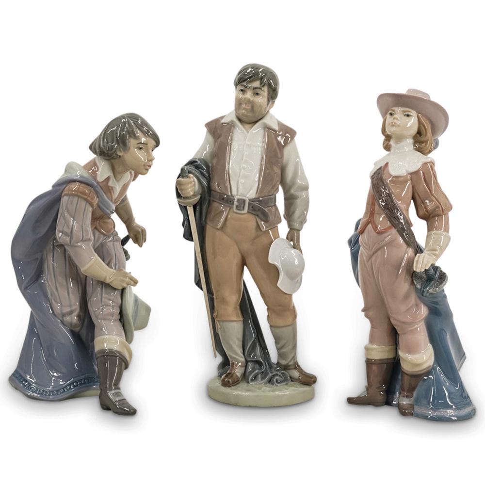 (3 Pc) Lladro Porcelain Figurines Grouping Set (1 of 20)