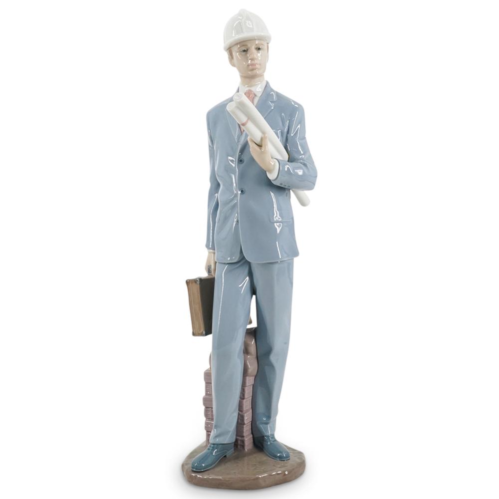 Lladro Porcelain "Architect" Figurine (1 of 9)
