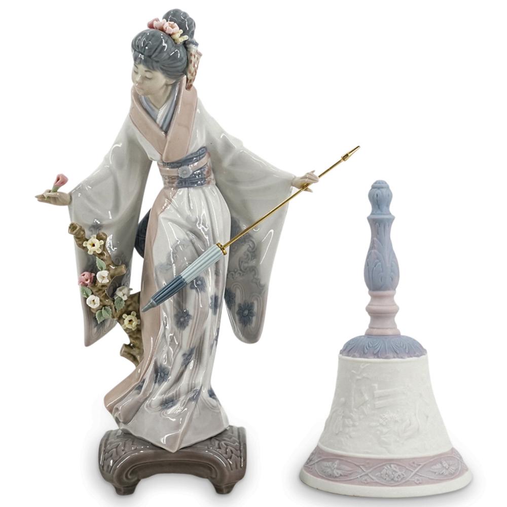 (2 Pc) Lladro Porcelain Figurines Grouping Set (1 of 17)