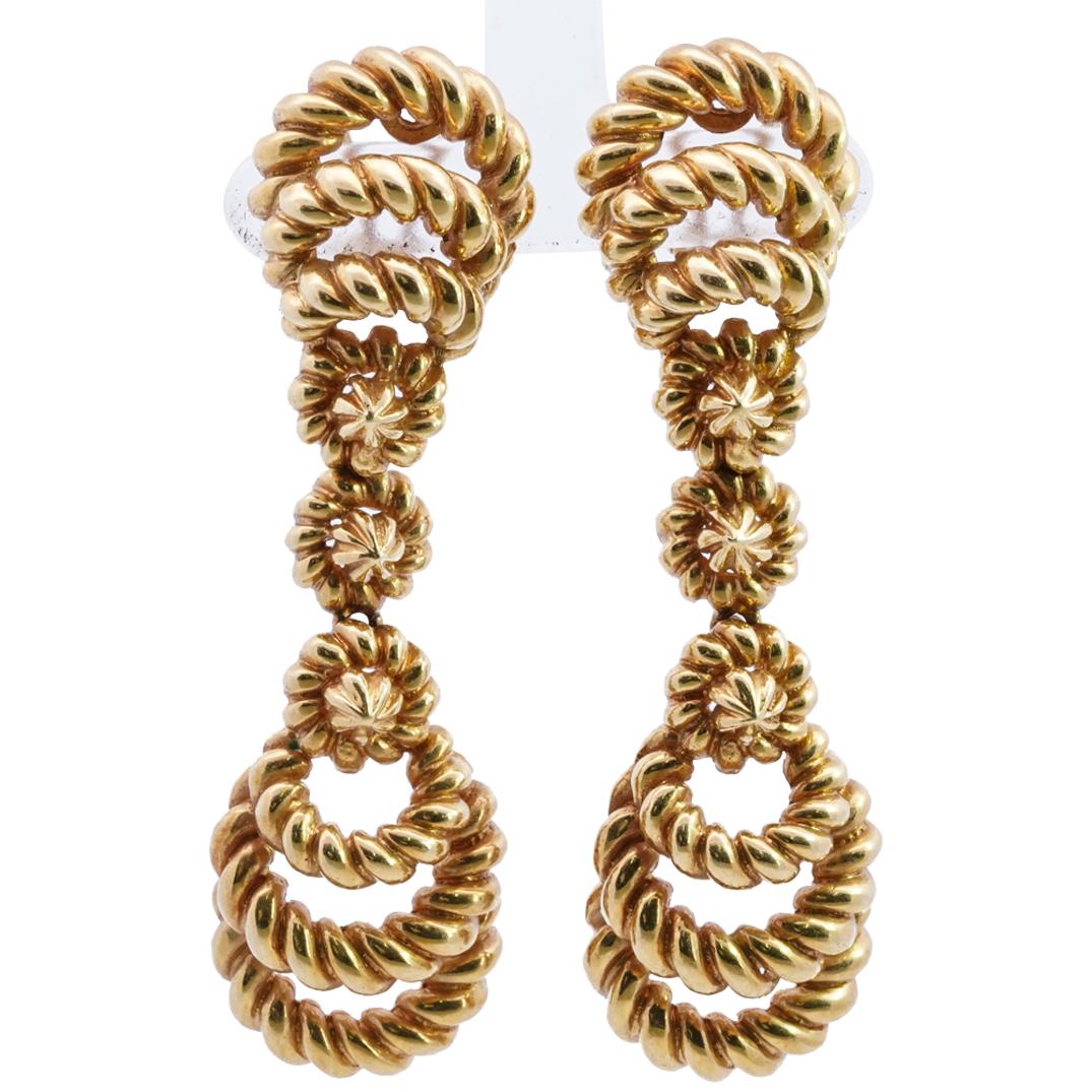 Vintage Tiffany and Co 18k Gold Earrings (1 of 5)