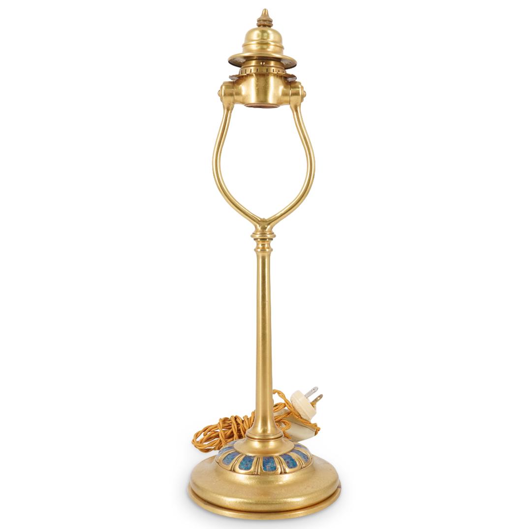 Louis Comfort Tiffany Furnaces Bronze Table Lamp (1 of 6)