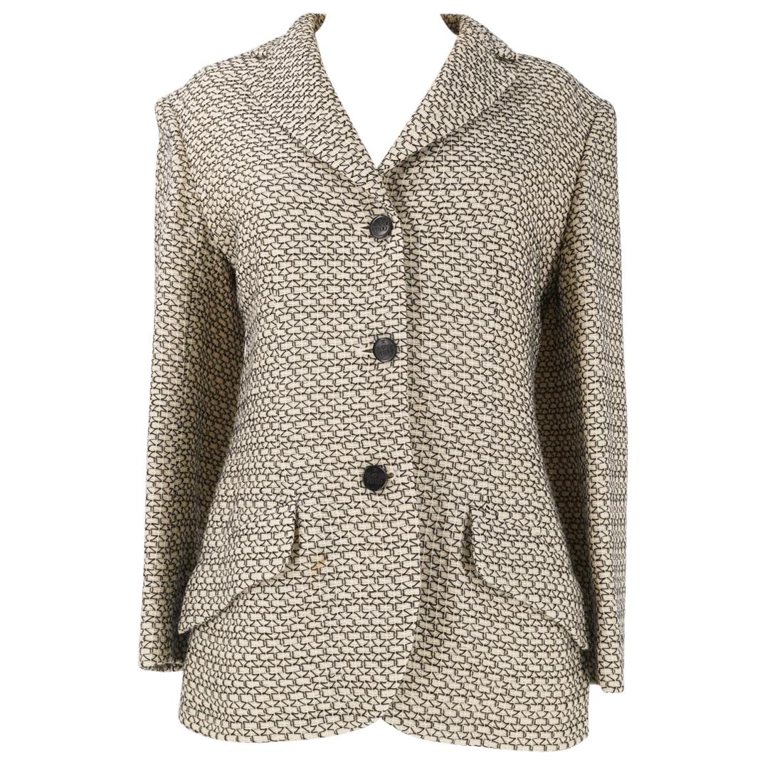 Chanel Silk And Spandex Lined Wool, Rayon And Nylon Jacket (1 of 1)