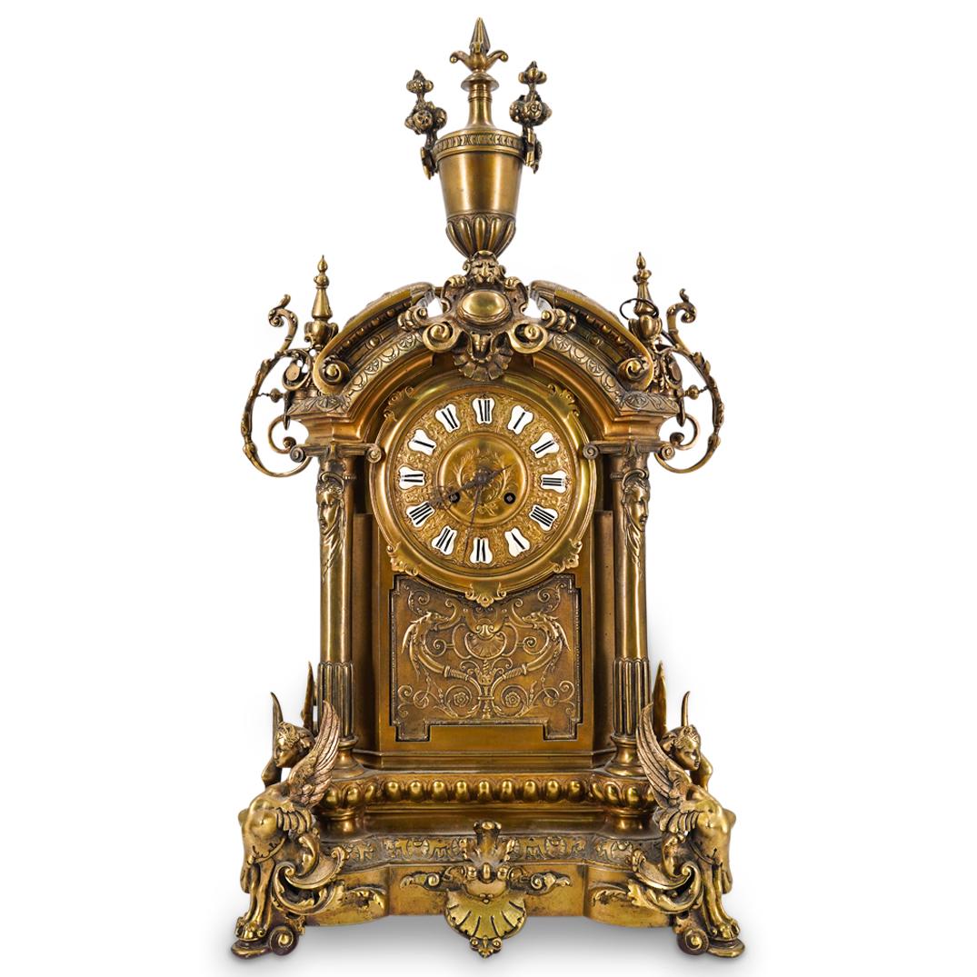 Antique French Empire S. Marti Et Cie Bronze Clock (1 of 20)