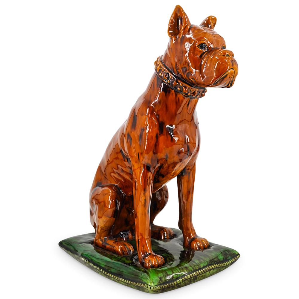 Large Italian Ceramic Bulldog (1 of 16)