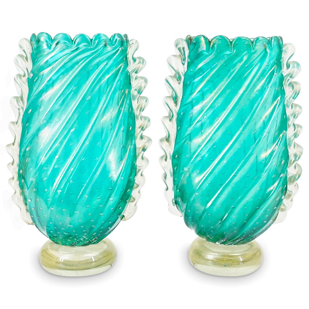 1950s Barovier & Toso Murano Glass Vases (1 of 9)