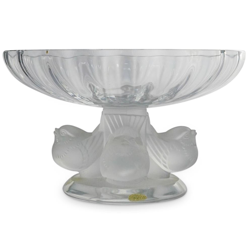 Lalique "Nogent" Crystal Bird Bowl (1 of 5)