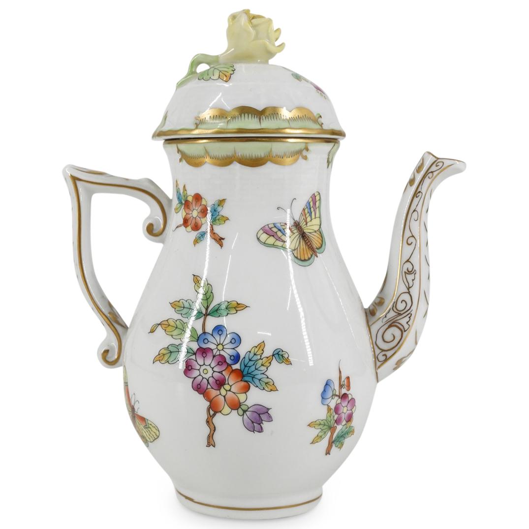 Herend Porcelain "Queen Victoria" Coffee Pot (1 of 6)