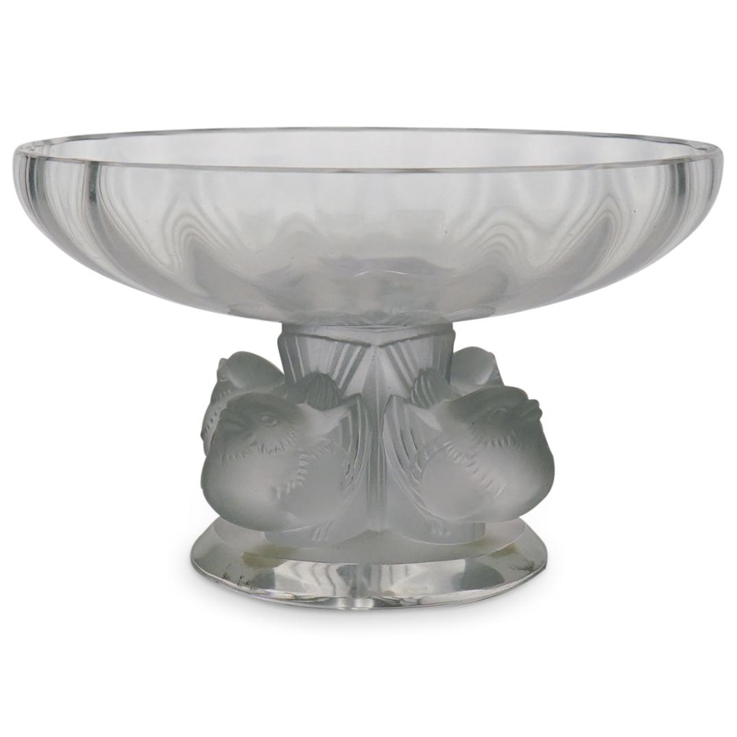 Lalique Crystal Nogent Bird Bowl (1 of 3)