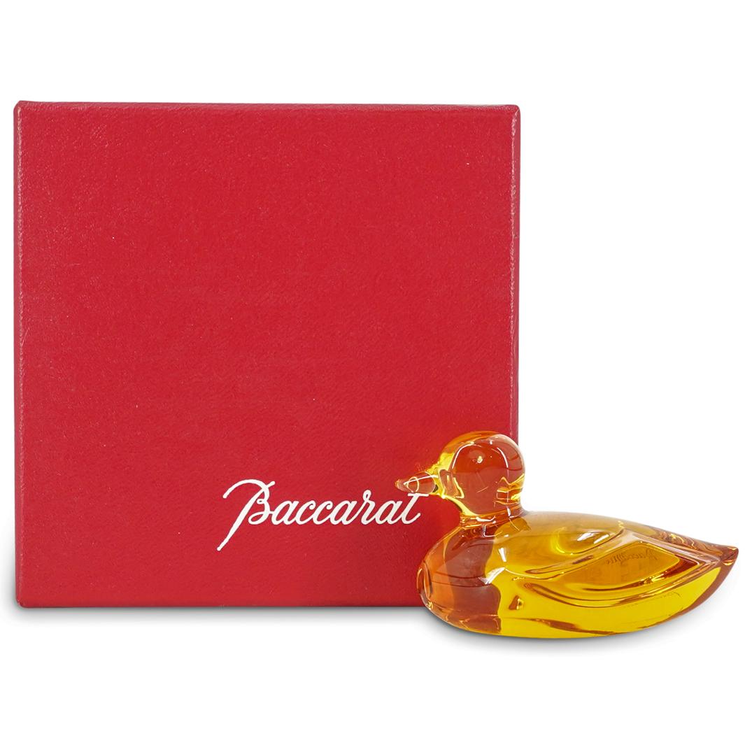 Baccarat Amber Crystal Duck Figurine (1 of 6)