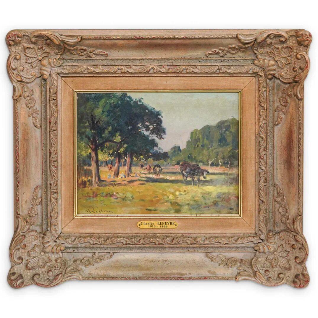 Charles Lefevre (French, 1813) Oil Painting (1 of 4)