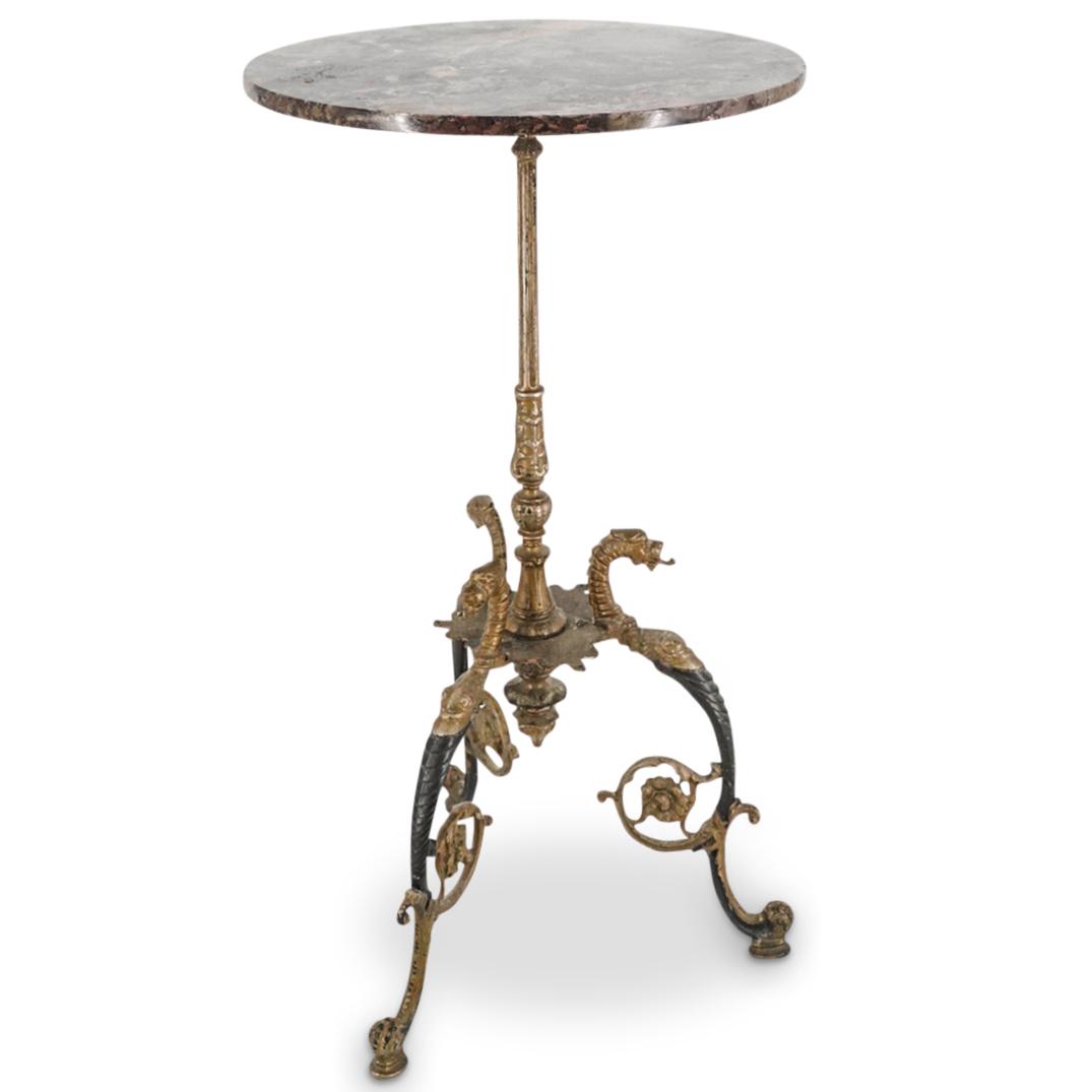 Antique Barbradine Style Iron Occasional Table (1 of 10)