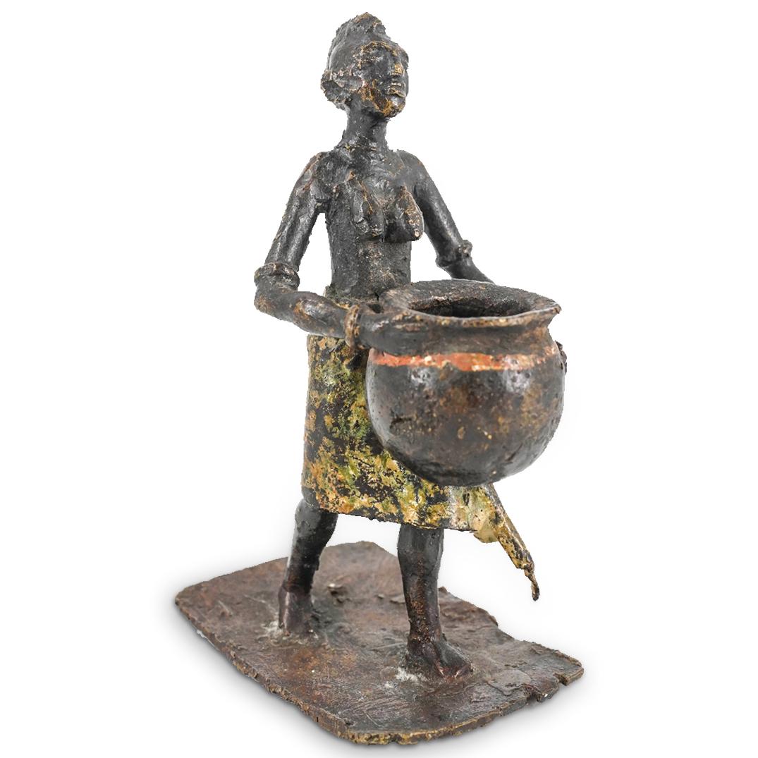 Akan Ashanti Bronze Figural Statue (1 of 6)