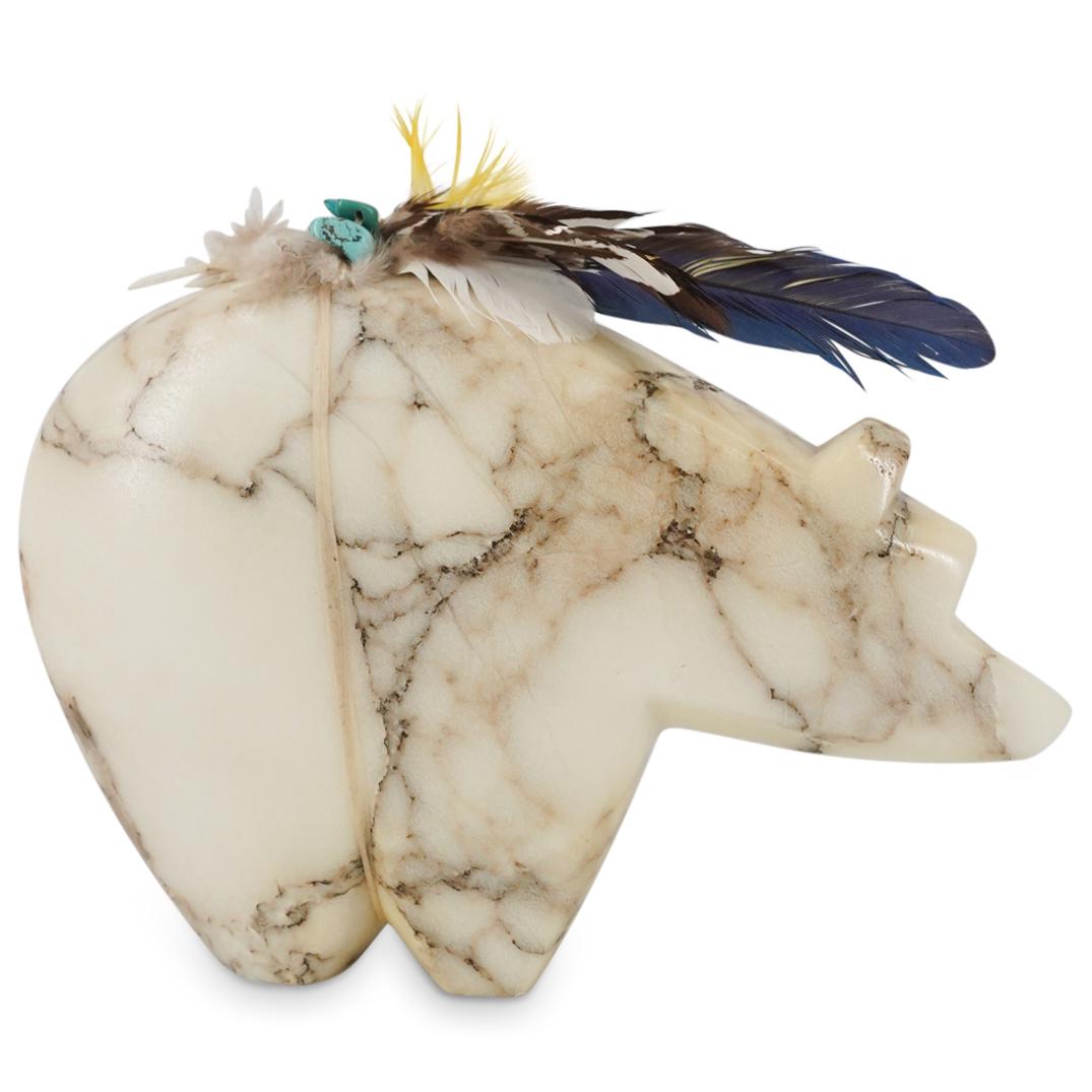 Stone Carved Zuni Bear Fetish (1 of 4)