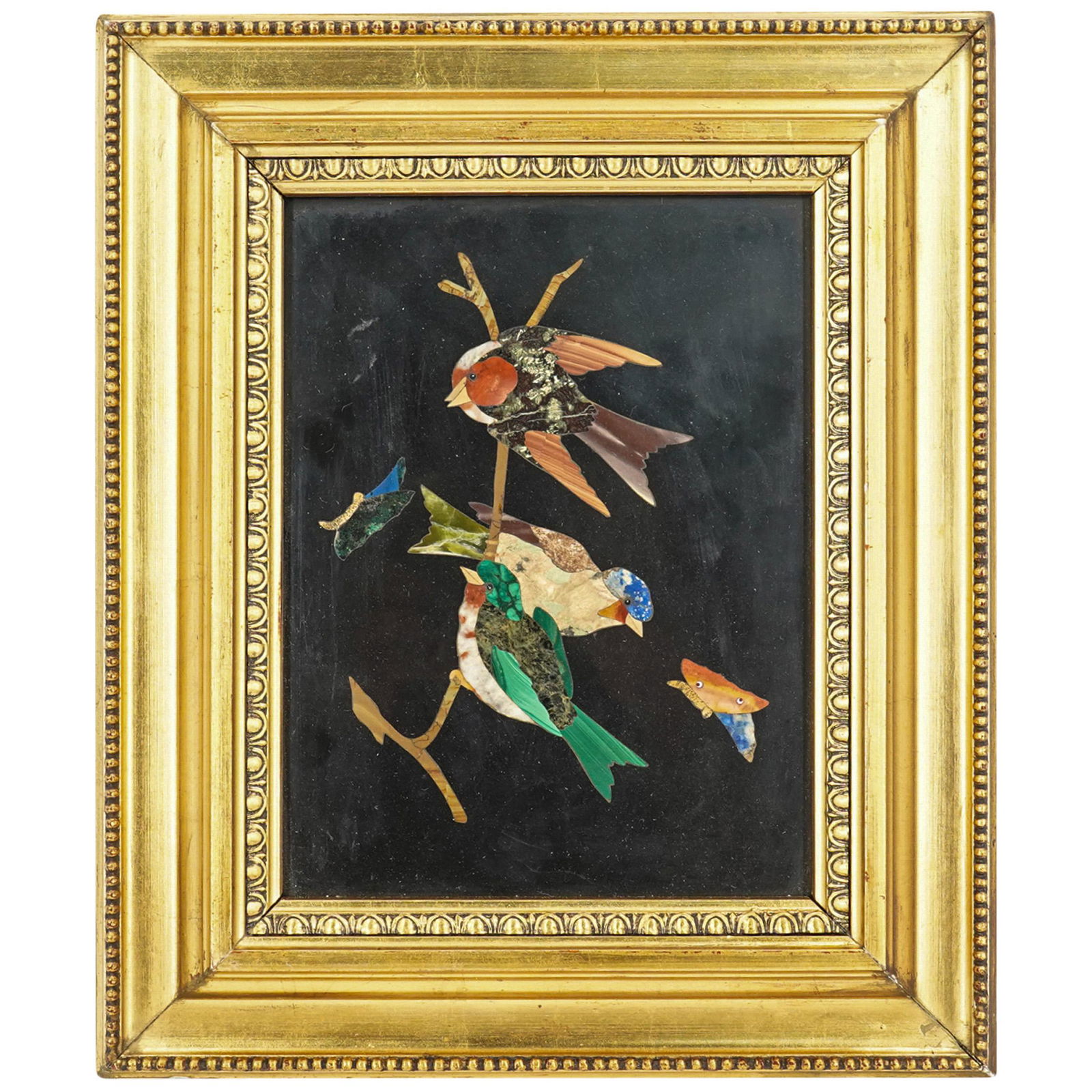 Italian Pietra Dura Three Birds (1 of 5)