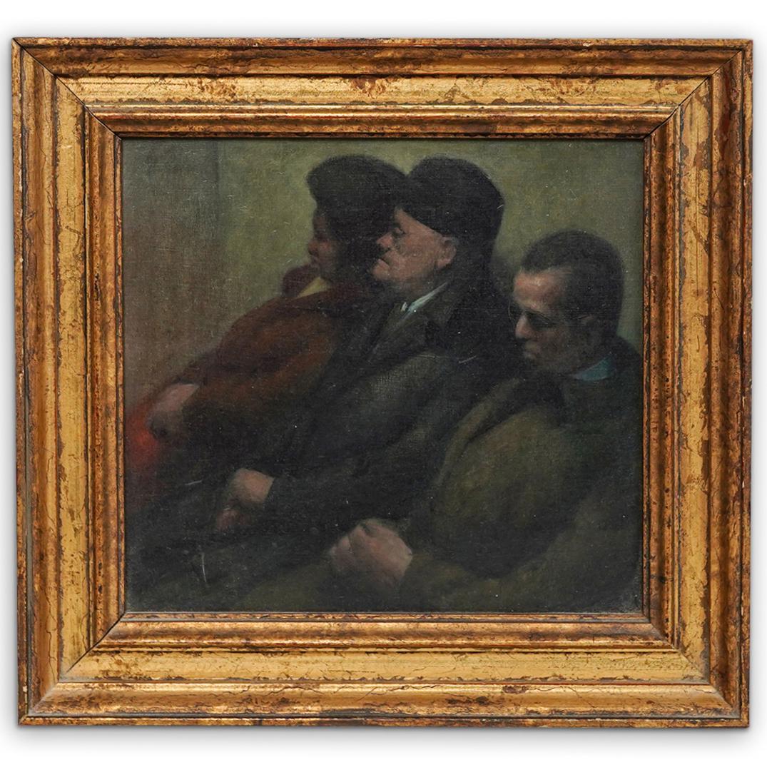 Elias Rivera (Mexican, b. 1937) Oil on Wood Painting (1 of 3)