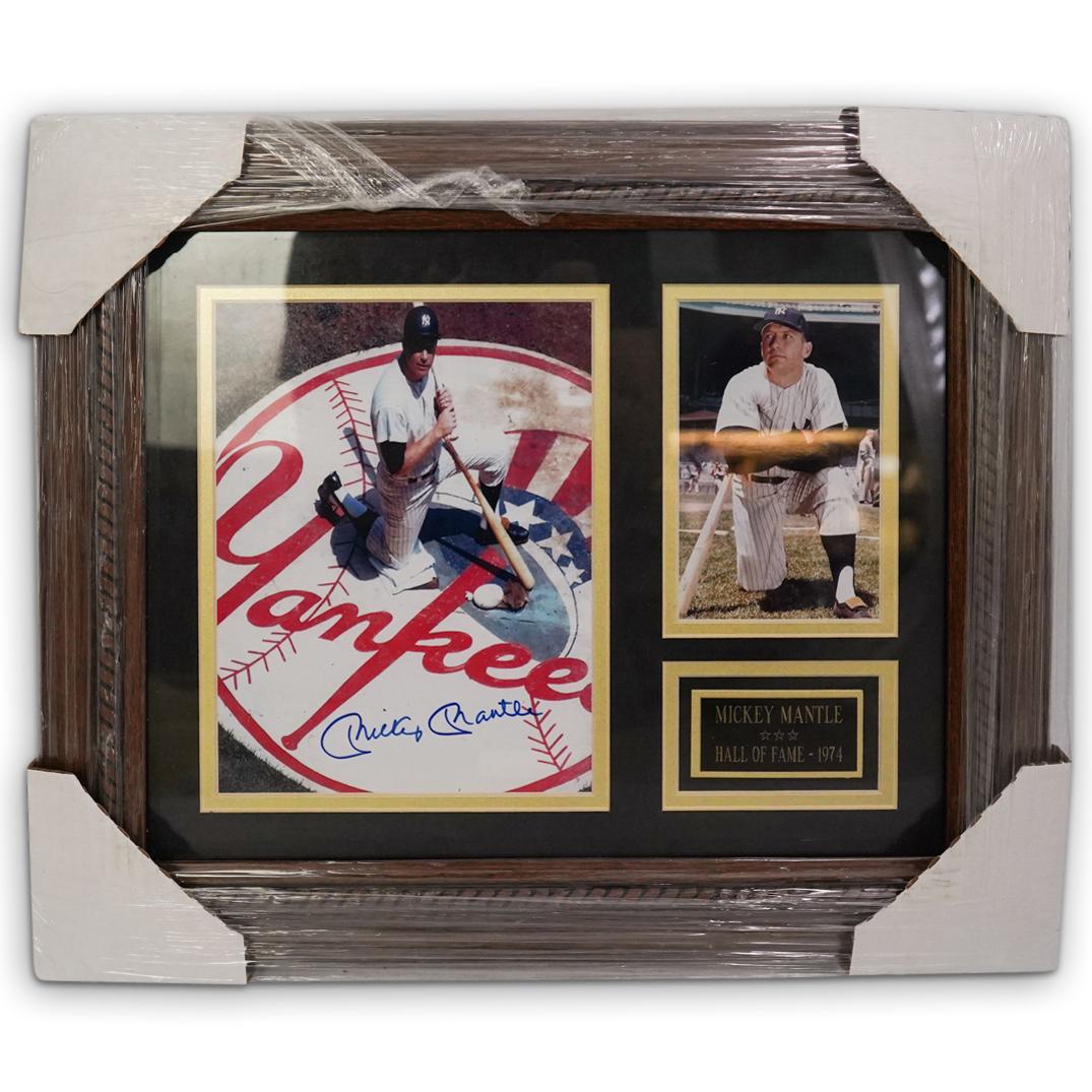 Mickey Mantle 1974 Baseball Autograph (1 of 2)