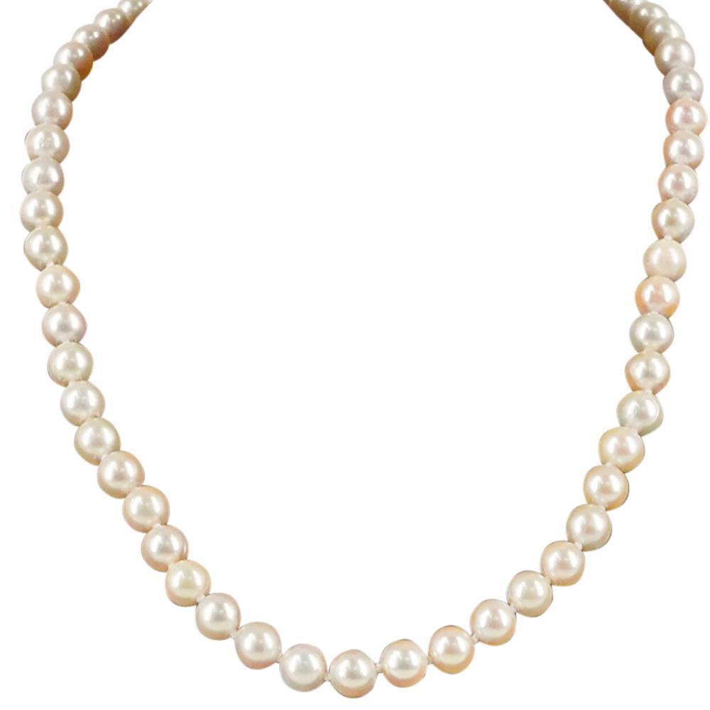 14K Gold Pearl Beaded Necklace (1 of 5)