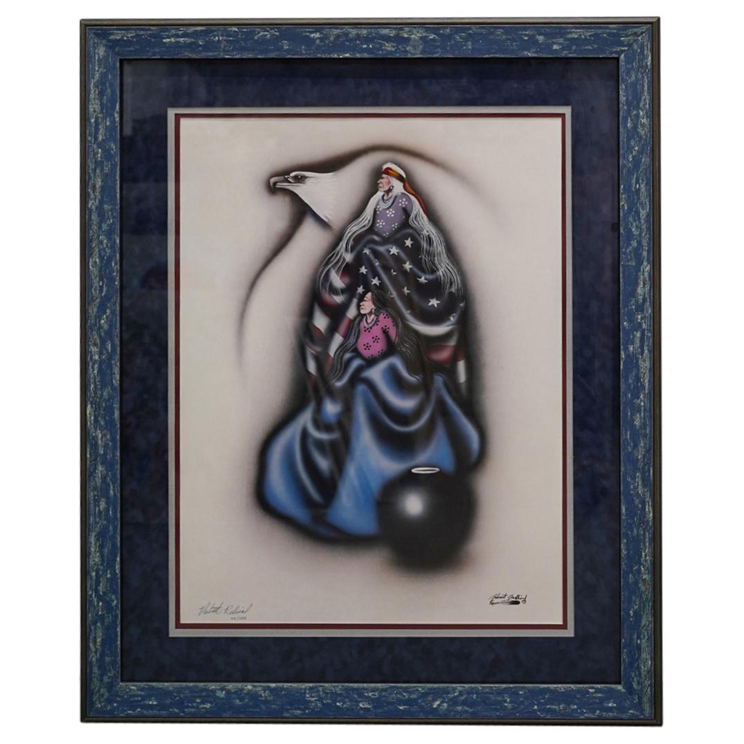 Robert Redbird (B. 1939) "Unity" Hand Signed Serigraph Poster (1 of 6)