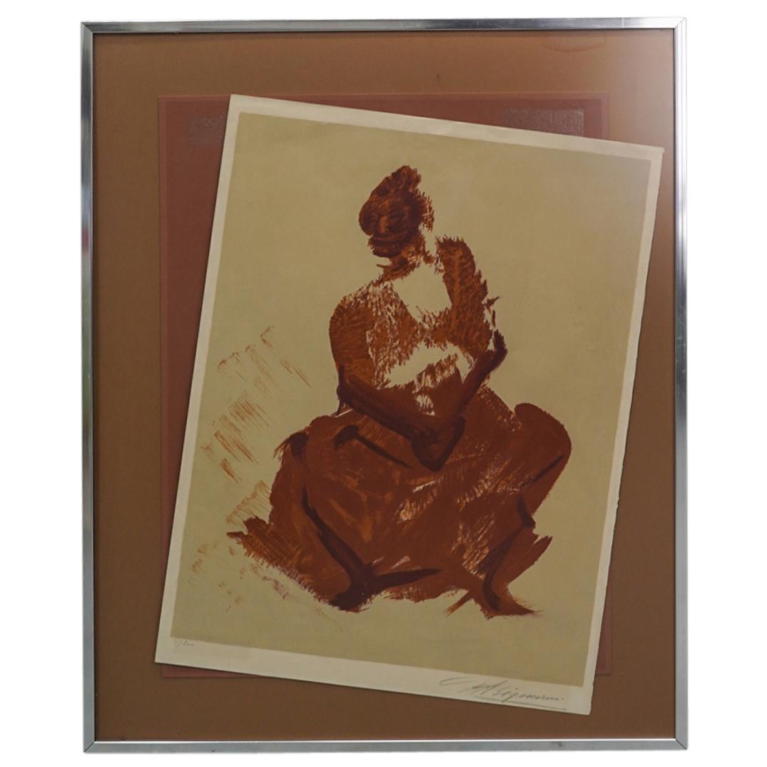 David Alfaro Siqueiros (Mexican, 1896-1974) "Mujer Sentada" Litho (1 of 6)