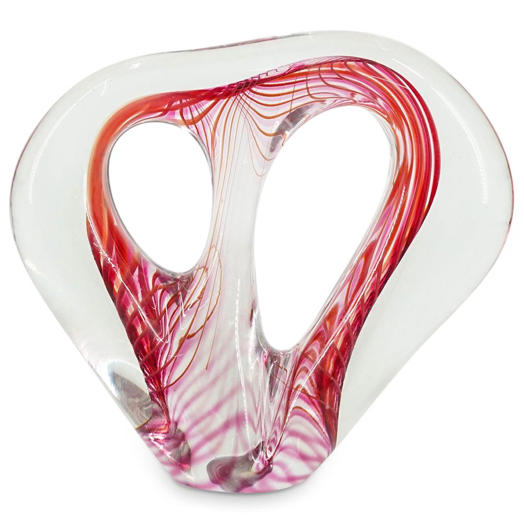 Neil Duman (American b. 1955) Signed Art Glass Sculpture (1 of 4)