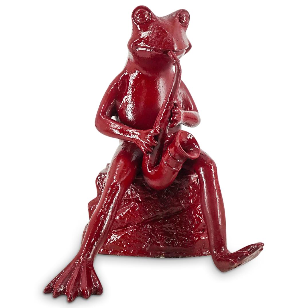 Frog Playing The Saxophone Garden Speaker (1 of 10)