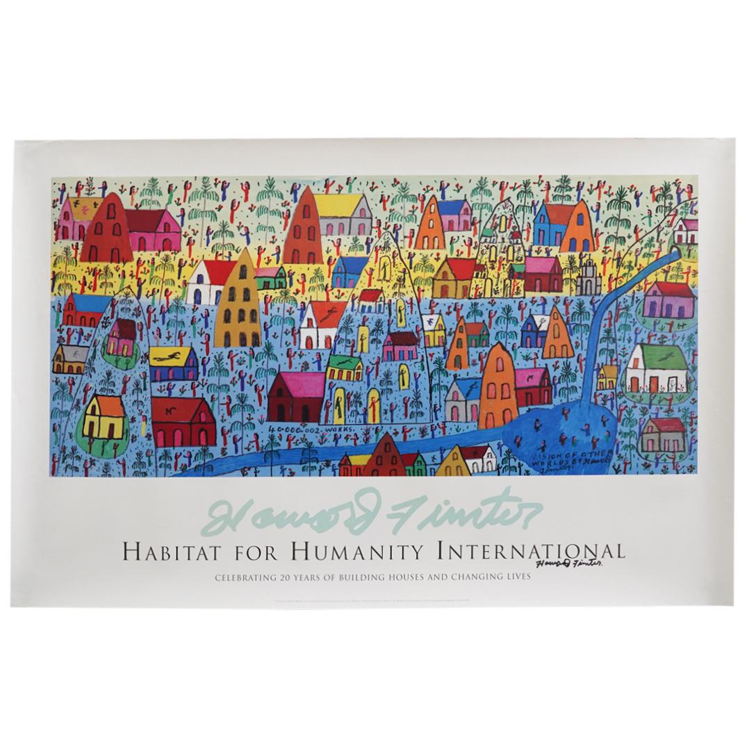 Howard Finster Folk Art Signed Exhibition Poster (1 of 5)