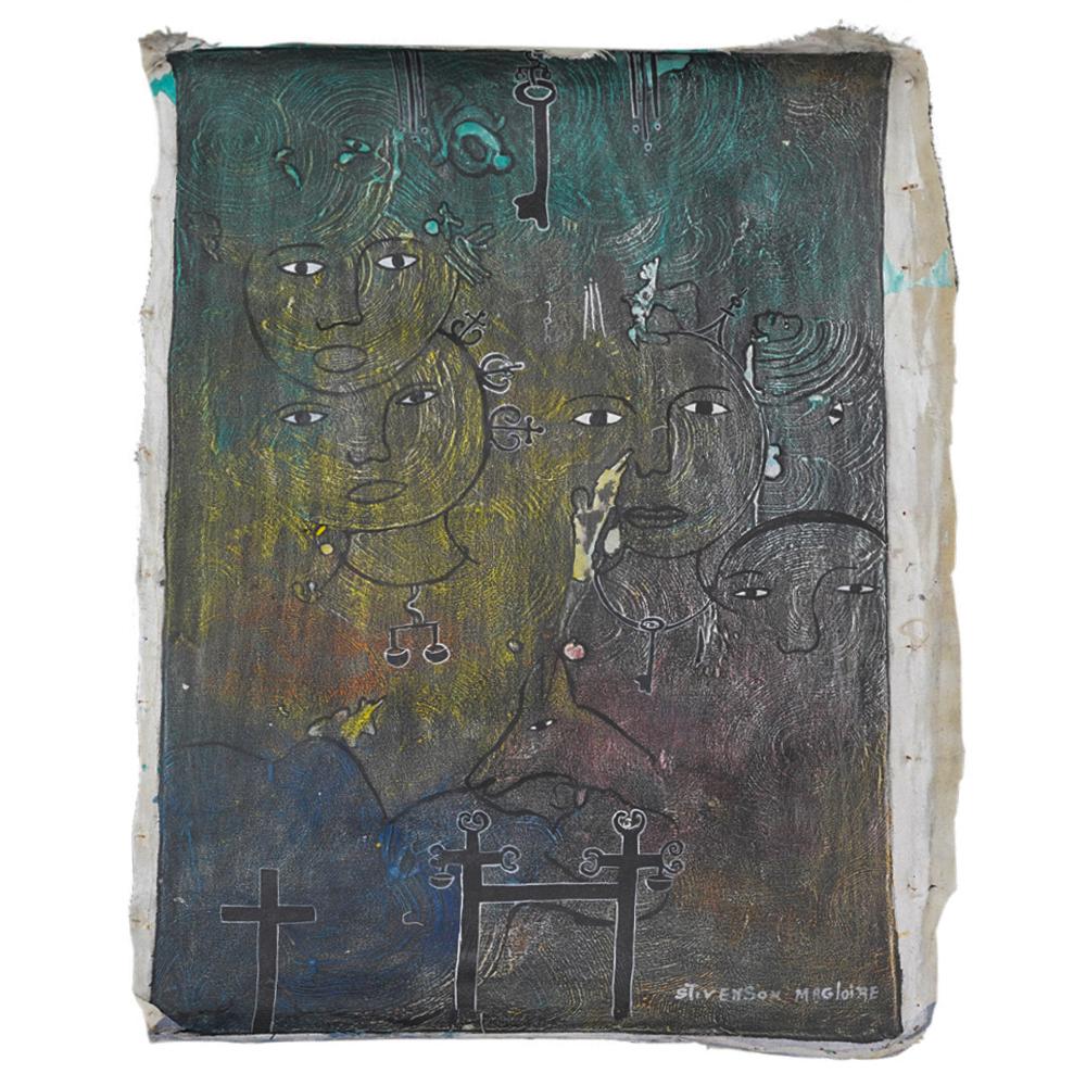 Stevenson Magioire (Haitian, 1963) Painting On Canvas (1 of 6)