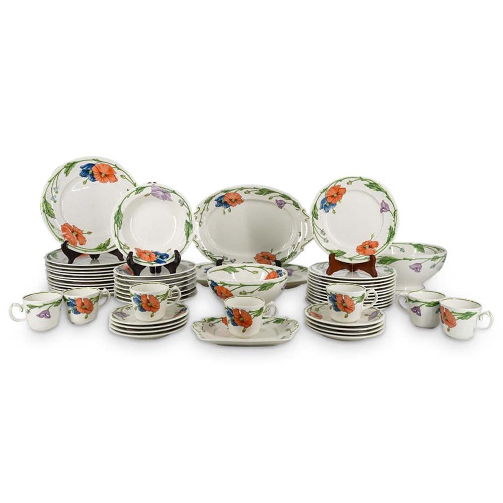 (51 Pc) Villeroy & Boch "Amapola" Porcelain Dinnerware Set (1 of 11)