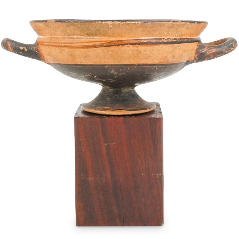 Ancient Greek Blackware Pottery Skyphos (1 of 6)