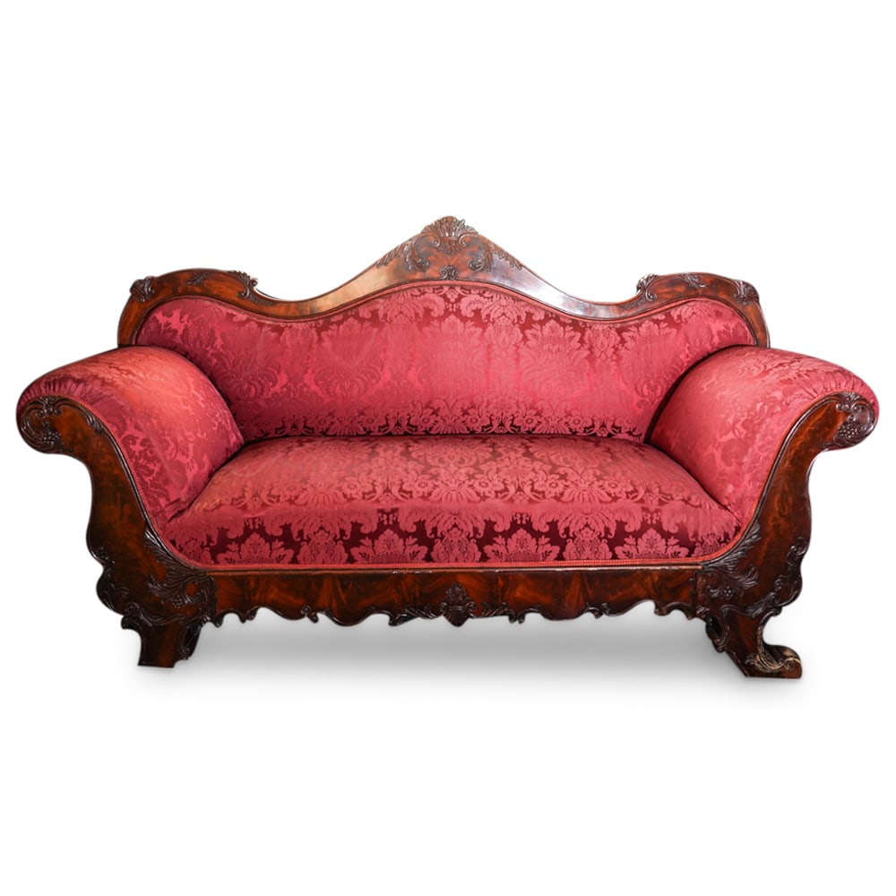 Antique Victorian Settee Auction
