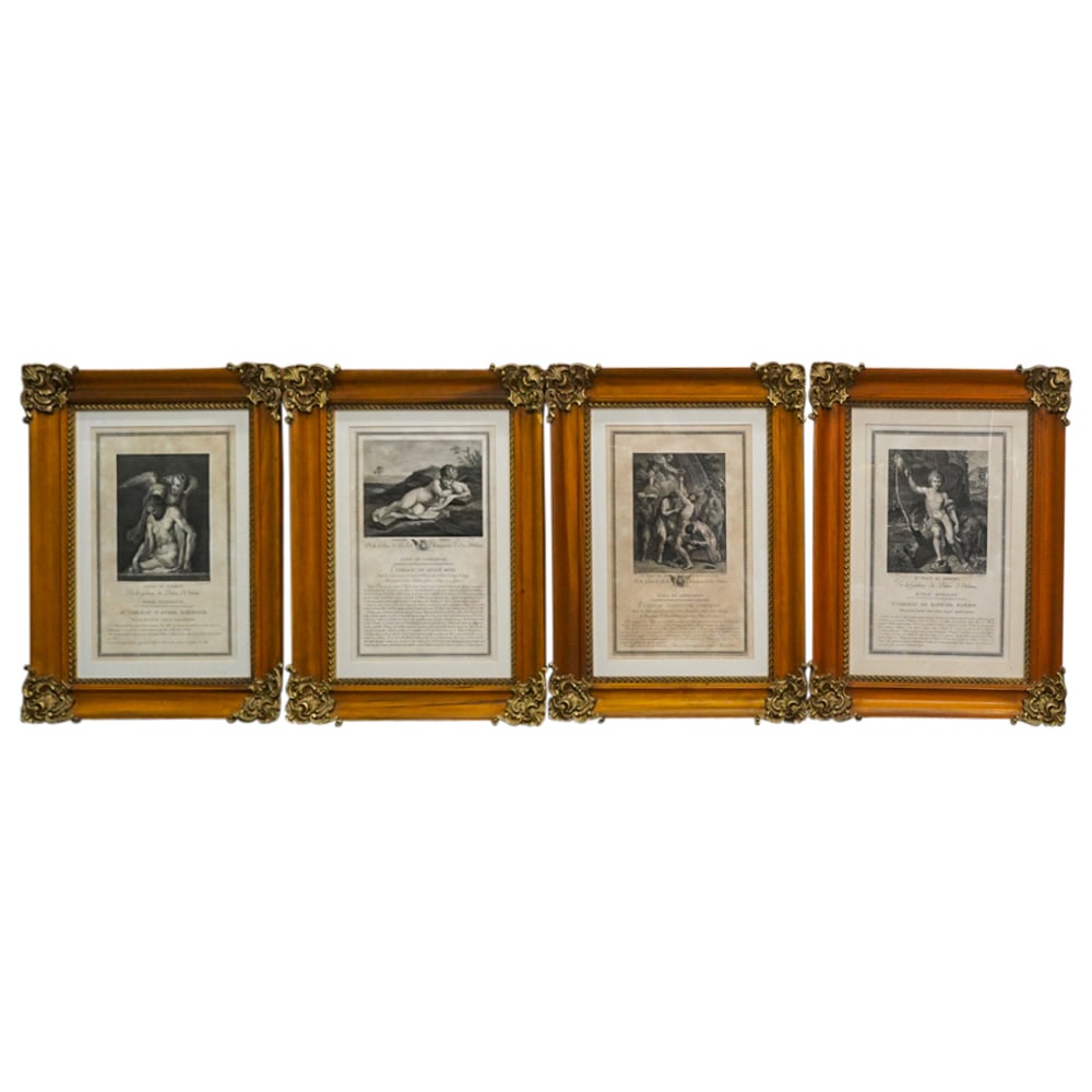 (4 Pc) Antique Galerie Du Palais Royal Religious Engravings (1 of 15)