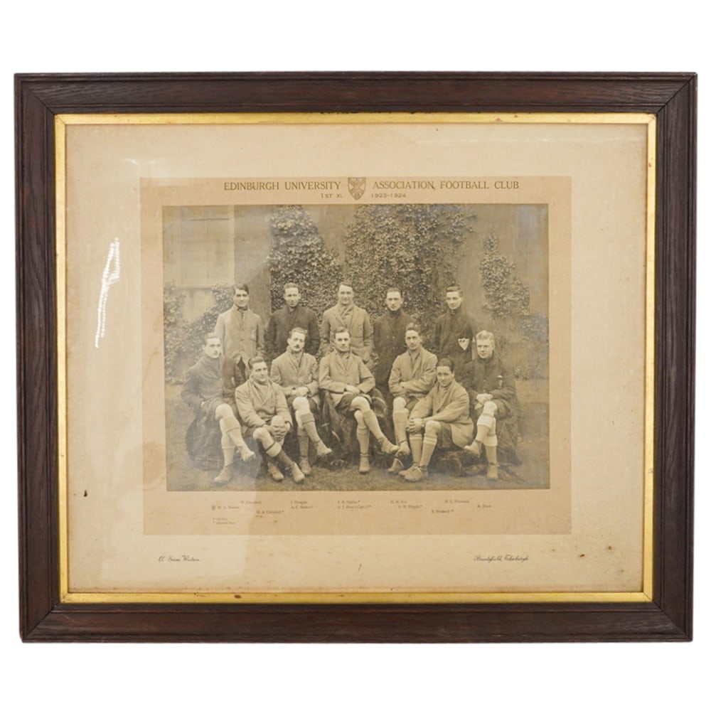 Antique Scottish Football Team Portrait Photograph (1 of 5)