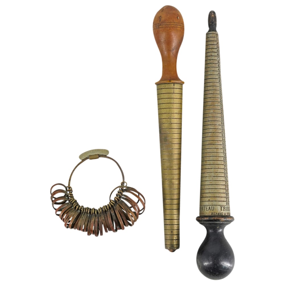 (3 Pc) Antique French Jewelers Tools Grouping Set (1 of 7)