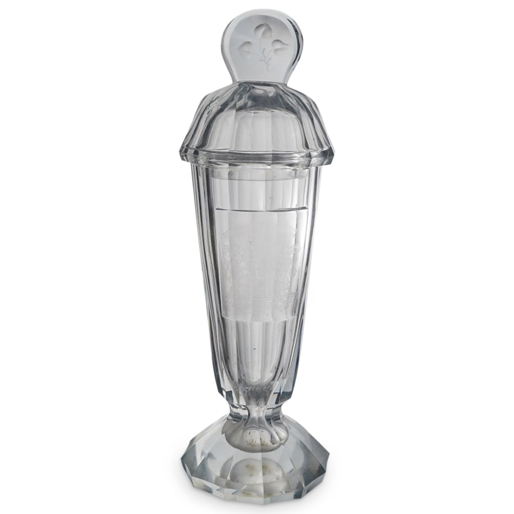 Antique Czech Bohemia Crystal Trophy Cup (1 of 6)