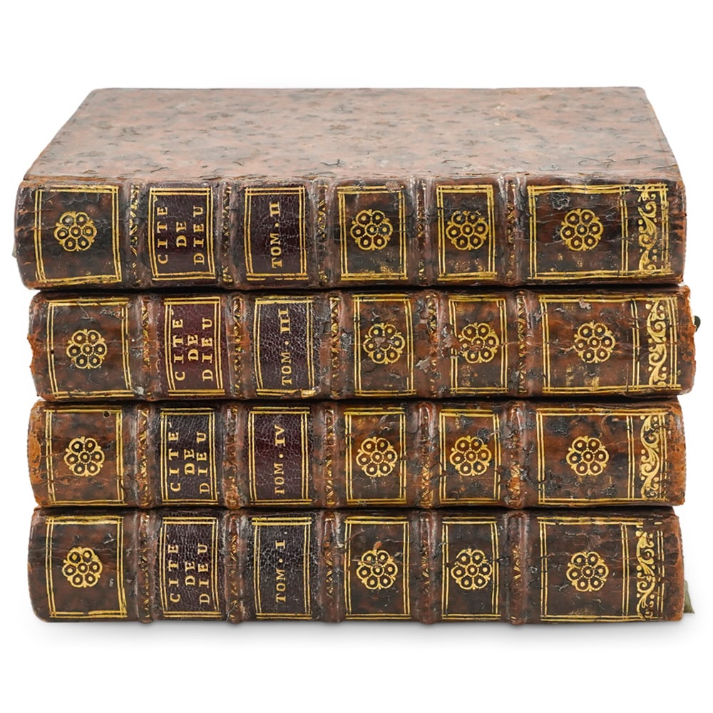 1736 "La Cite De Dieu" Book Collection (1 of 7)
