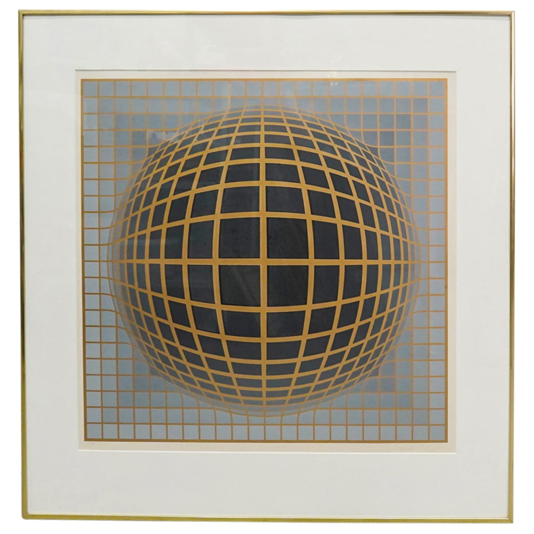 Victor Vasarely Op Art Signed Limited Edition Serigraph (1 of 11)
