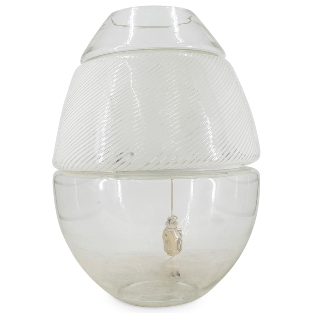 Mid Century Murano Glass Lamp, Poss. Venini (1 of 5)