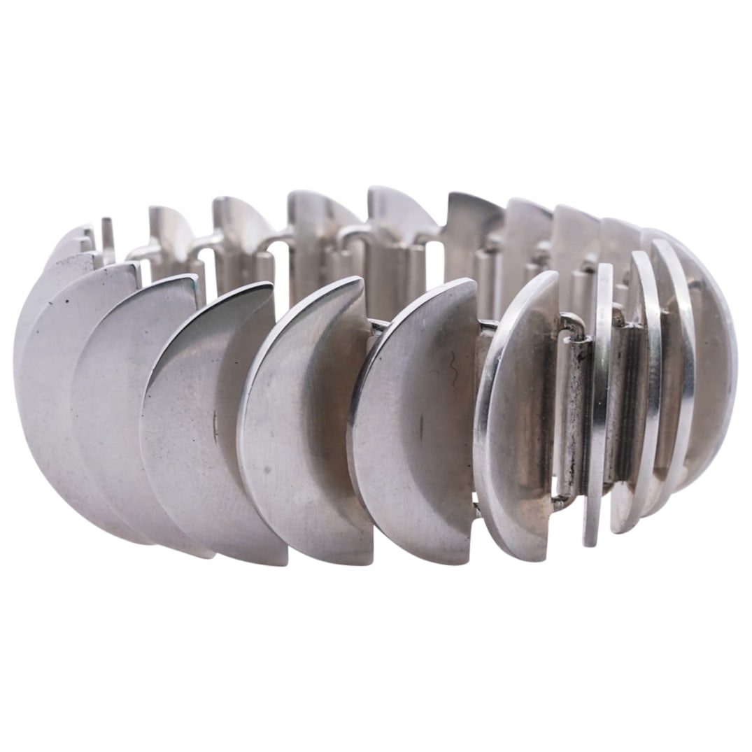 Georg Jensen Sterling Silver Modernist Bracelet (1 of 5)