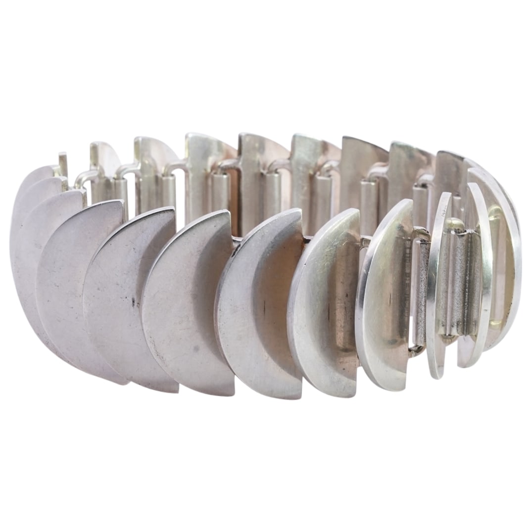 Georg Jensen Sterling Silver Modernist Bracelet (1 of 5)