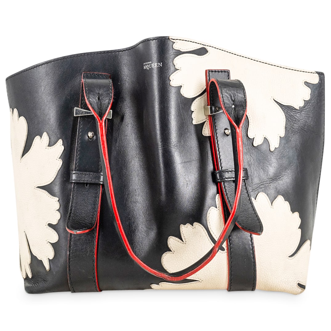 Alexander McQueen Floral Patchwork Tote With Pouch (1 of 8)