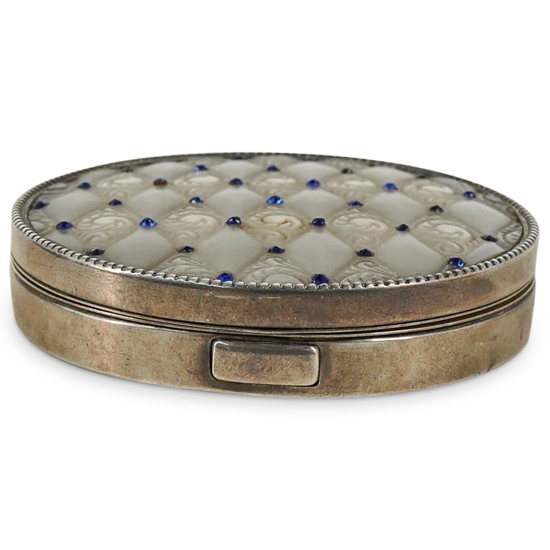 Antique Sterling Silver Powder Compact (1 of 6)